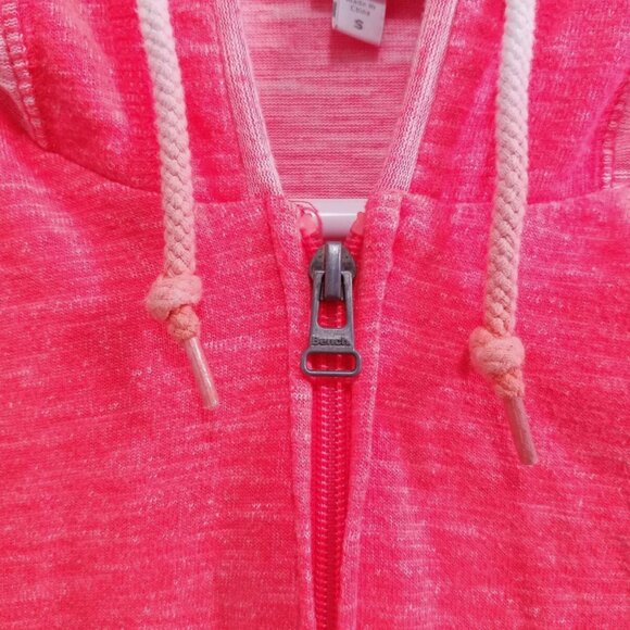 Bench Pink  2 Tone Zipper Sweater Size Small Running Hoodie Jacket Athletic - Picture 5 of 11